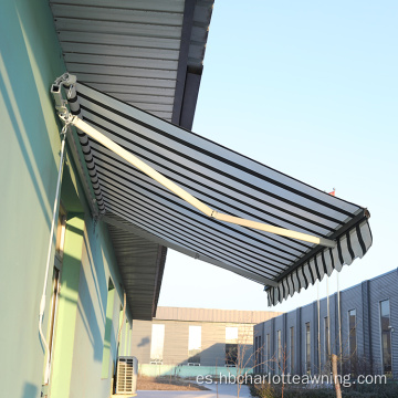 Refugio de terraza de patio de Sunshade al aire libre Toldo retráctil